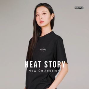 Yuedpao Heat Story Collection เสื้อยืดโอเวอร์ไซส์ ผ้าหนาทรงสวย ยับยากรีดง่าย Set Into the Warmth