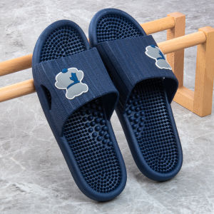 Couples Home Slippers Foot Bottom Massage Hard Soft Acupoint Therapy Shoes Anti-Slip Summer Men Women Pvc Material