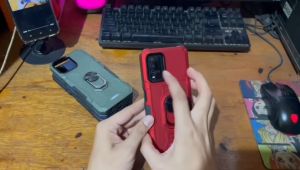 Casing HP Untuk Xiaomi Redmi Note 12 5G: Case Robot Hit Eye & Whit Ring Transformer Phantom Hybrit