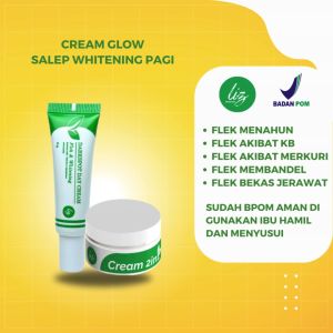 Elzet Skincare Paket 2in1 Salep Pagi Malam Whitening Cream Siang BPOM Penghilang Flek Hitam Bopeng Membandel Semua Melasma Pemutih Kulit Wajah Kusam