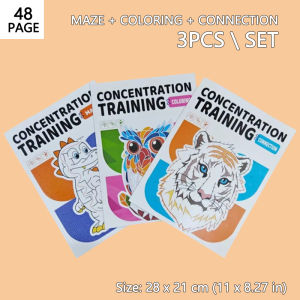 Magic Connection Book Montessori Toys Kids Attention Training Line Coloring Maze Fine Motor Skills Pen Control Educational Toys