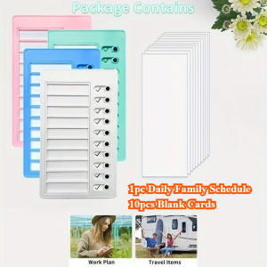 Daily Family Schedule-Detachable Checklist Board for Daily Routine PlanningTo Do List RV Checklist Board|for Planning Reminders
