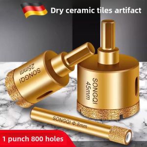 MONLEYTA | German Diamond Drill Bit For Glass Rock Tile Marble Drilling Tool Magnetic Tile Hole Opener Special Sandstone For Ceramic Tiles