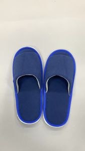 DÉP ĐI TRONG NHÀ VĂN PHÒNG TRICOT MÀU XANH THAN MỀM MẠI ẤM ÁP ĐẾ 5MM