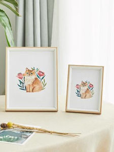 Giá Đỡ Hình Ảnh Gỗ Nguyên Khối Đơn Giản 6 Inch 7 8 A4a5 Studio Ảnh Cưới Trang Trí Tường Trẻ Em Cảm Giác Cao Cấp