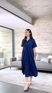 FOREVER SWEET Daster Midi Kekinian Home Dress Rample Georgia