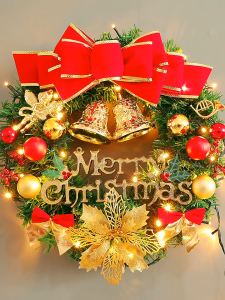 Great-King Christmas Decorations Christmas Wreaths Door Hanging Wreaths Small Door Hanging