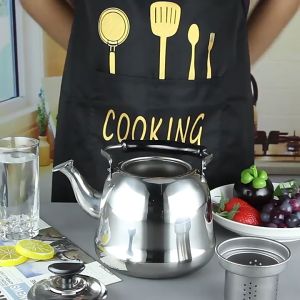 Radja Sport Teko Ceret Siul Stainless Steel Tebal Gagang Tahan Panas dengan Saringan