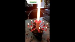 เทียนวันเกิดสวยๆ เทียนรูปทรงดอกไม้ งานอลัง สำหรับแต่งเค้กน่ารักๆ สีชมพู สินค้าพร้อมส่งจากไทย!!!