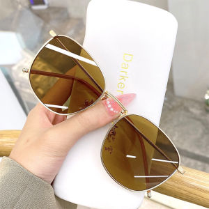 Kính Râm Tròn Phong Cách Hàn Quốc Chống Tia UV Cho Nam Và Nữ Kính Râm Thời Trang Che Nắng Làm Nhỏ Khuôn Mặt Kính Râm PC