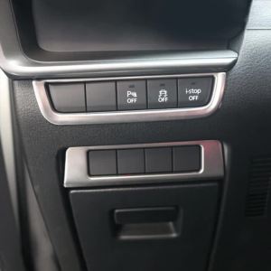 Nút Điều Chỉnh Đèn Pha Bằng Thép Không Gỉ Cho Mazda 3 BP 2019-2025 Phụ Kiện Trang Trí Nội Thất Ô Tô Nâng Cấp Vẻ Ngoài Xe.