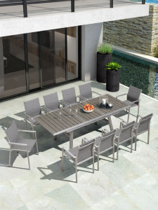 ST MIRREN | Extendable Outdoor Dining Table