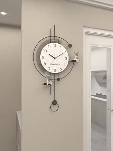 FUGUIJIAREN | Silent Wall Clock High-End Hanging No-Drill