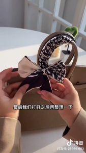 Local Store Women Smooth Silk Scarf Ribbon Bag Accessories Small Beg Aksesori Lady Women Headband Murah (MG)