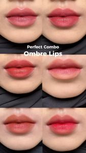 Paket Ombre Lipcream OMG Oh My Glam Lip Cream Matte Lip Tint Lipstik (2 pcs)