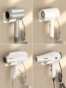 Giá Để Máy Sấy Tóc Gắn Tường Không Cần Đục Lỗ Giá Để Đồ Dùng Vệ Sinh Cá Nhân Kiểu Dáng Đơn Giản Giá Để Đồ Dùng Nhà Bếp Bằng Thép Không Gỉ