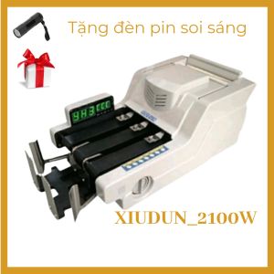 Máy đếm tiền ngân hàng Xiudun 2100W phát hiện tiền giả tiền khác loại siêu chuẩn