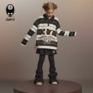 Spirit Child Set Girls POLO Tshirt + Fake Two-Piece Leggings