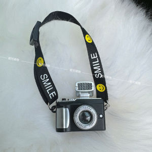 Labubu Decorative Camera Plush Toy Macaron Color Party Doll Sitting Design Cotton Candy Accessory Soft Stuffed Doll Collectible