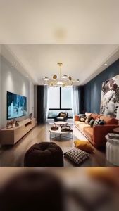 【MG】bedroom light gold ceiling light counter lamp chandeliers modern minimalist circle lights