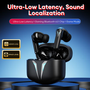 Lenovo | Choice Lenovo Gaming Headset Bluetooth 6.0 Wireless Earphone Low Latency Noise Reduction Esport Headphone 30H Battery Life GT10
