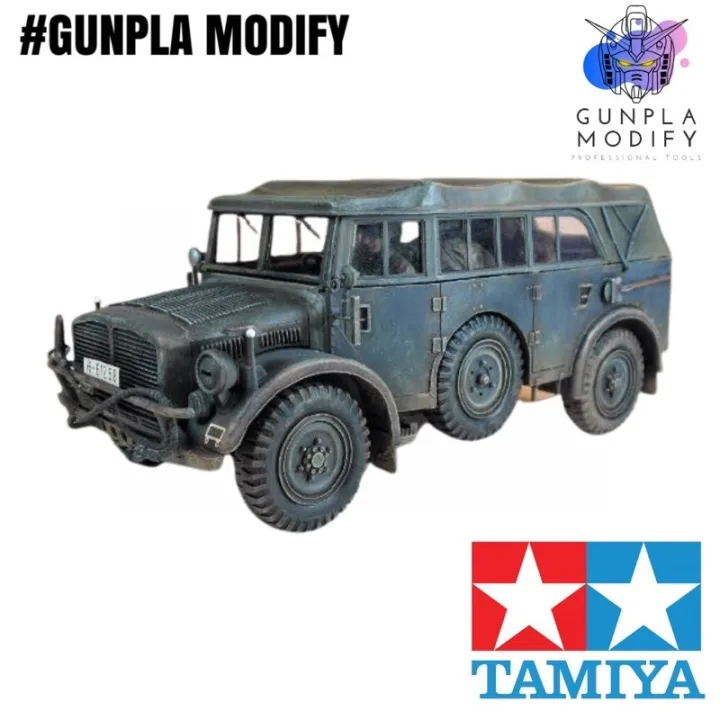 Tamiya 1/35 Scale Model Kit - German Horch 4x4 Type 1a Military Truck Unassembled