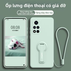 GGUU | Full Protection Anti-drop Phone Case with Stand for Honor V40 Liquid Silicone