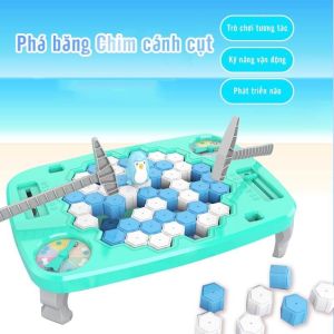Đồ chơi gõ băng phá băng giải cứu chim cánh cụt mới nhất 2023