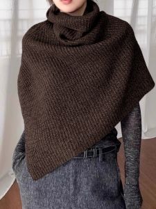 HUOLISI | Korean Style Irregular Neck Cozy Oversized Sweater