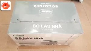 Bộ thùng lau nhà xoay 360 độ tự vắt Hokori Việt Nhật cao cấp Bộ cây lau nhà nhựa PP cao cấp thép không gỉ siêu bền. Có tay kéo có móc treo tiện dụng.