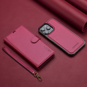 Sleek Luxury Flip Cover for 16Promax Magnetic Absorption Shockproof Simple Design Premium Leather Customizable Business Style