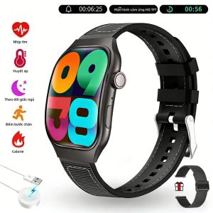 laxasfit | Đồng Hồ Thông Minh Màn Hình Cong 2.01 Inch Mới Bluetooth 5.3 Cảm Ứng Sạc Không Dây Chức Năng Gọi Điện Chế Độ Đa Thể Thao Dành Cho Người Lớn (nam/nữ)
