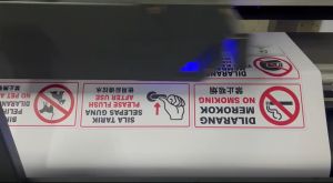 PVC Signs Sticker Vinyl Adhensive Signage Sticker (Waterproof ScratchProof WeatherProof) | Signboard Sticker | Push Pull Door Sign | No Smoking Signage | Toilet Sticker | Surau Sticker - Lazada