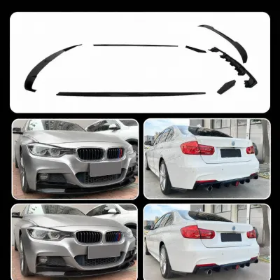 BONINGYU | สเกิร์ตข้าง ปีกหลัง สปอยเลอร์ สำหรับ BMW 3 Series F30