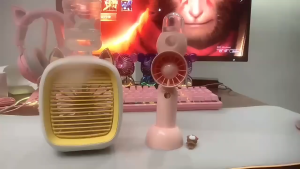 USB Mini Air Cooler Portable Desktop Personal Cooling Fan Arctic Air Tabletop Quiet Energy Efficient Air Conditioner for Office Home