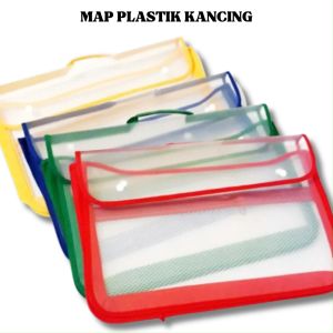 SCHOOL BAG TENTENG DUA KANCING/MAP PLASTIK KANCING