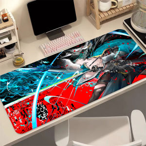 Bandai | Anime ZZZ Mouse Pad Zenless Zone Zero Hoshimi Miyabi Gaming Accessories Computer Mousepad Keyboard Office Pads Rubber Mouse Mats