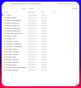 VIDEO TUTORIAL Building a React and Laravel 11 Ecommerce Website