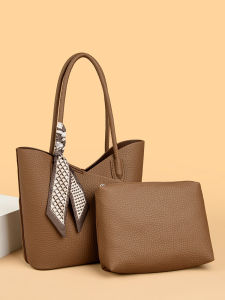 Leather Ladies Shoulder Bag Casual Commute Fashionable Versatile Soft Leather Tote Bag Large Capacity New 2025 Womens Bag