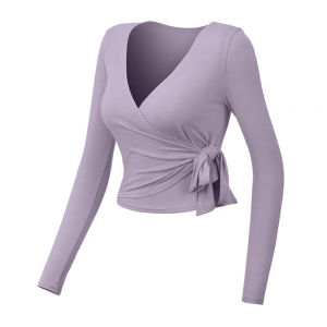 Áo Khoác Cardigan Hở Cổ Chữ V Thể Thao Yoga Yeungsukhan Dành Cho Nữ Áo Khoác Dài Tay Vải Nylon Mùa Đông 2023 Thường Ngày