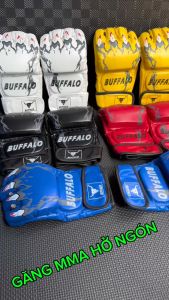 Găng MMA  Muya thái võ tự do Hở ngón chính hãng BUFFALO