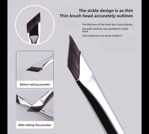 The Upgrade Blade Eyeliner Brush Ultra Thin Fine Angle Flat Eyebrow Brush Under The Eyes Place Precise Detail Brush 1pcs 2026
