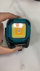Outdoor mini multifunctional COB work light hook magnetic maintenance light USB charging camping light rotating bracket multi light source LED handheld light