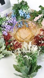 Bunga Lavender Palsu 5 Cabang/Bunga Artificial Bouquet/Bunga Hias Dekorasi (KN-42)