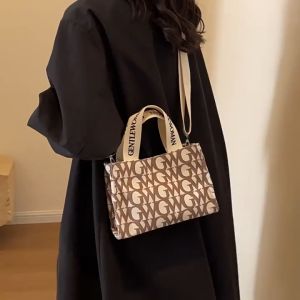 Gentlewoman Printed Letter Canvas Bag: Stylish Mini Tote Bag