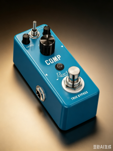 Rowin LEF-333 Guitar Compressor Pedal Digital Comp Effect Pedals For Electric Guitar Classic Studio Grade Compressor True Bypass