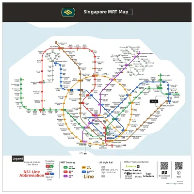 2026 Version English-Chinese Subway Map Decorative Picture