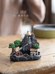 [HCM] Thác Khói Trầm Hương Đốt Trầm Cao Cấp Mini Tặng Trầm Khói Ngược-Randy