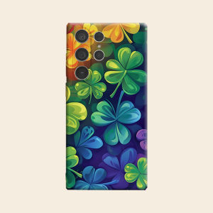 Color Clover Luxury Fashion Full Lens Protective Case for Samsung Galaxy S26 S25 S24 A56 A36 Plus Ultra
