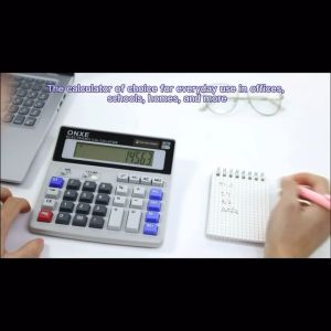 14 digit calculator for store computer electronic calculator solar and battery original calculator for business calculators big calculator for accounting financial calculator dual power supply calculator office supplies school supplies heavy duty